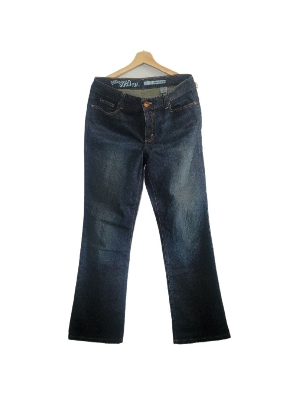 DKNY Soho Dark Wash Women's Bootcut Jeans Size 12 Y2K
